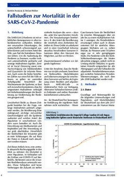 FALLSTUDIEN ZUR MORTALIT&Auml;T IN DER SARS-COV-2-PANDEMIE