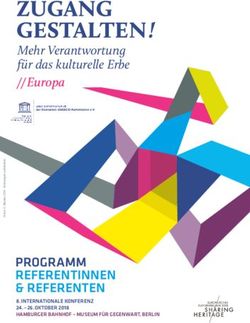ZUGANG GESTALTEN! Mehr Verantwortung für das kulturelle Erbe // Europa - PROGRAMM REFERENTINNEN & REFERENTEN