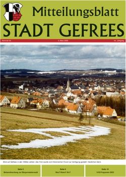 STADT GEFREES Mitteilungsblatt
