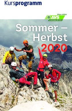 Sommer - Herbst 2020 Kursprogramm - Alpenverein Südtirol