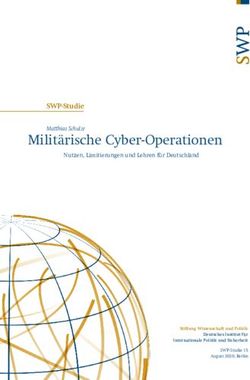 Militärische Cyber-Operationen - SWP-Studie Matthias Schulze - Stiftung Wissenschaft und ...