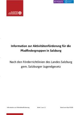 Information zur Aktivitätenförderung für die Pfadfindergruppen in Salzburg - Salzburger Pfadfinder
