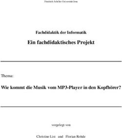 Ein fachdidaktisches Projekt - Wie kommt die Musik vom MP3-Player in den Kopfh&ouml;rer?