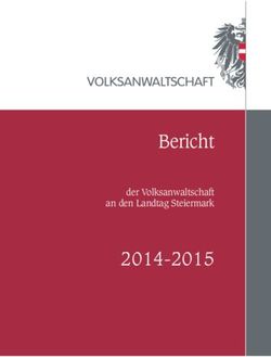 Bericht - 2014-2015 der Volksanwaltschaft an den Landtag Steiermark