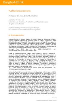 Publikationsverzeichnis - Burghof-Klinik