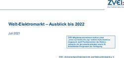 Welt-Elektromarkt Ausblick bis 2022 - Juli 2021 - ZVEI