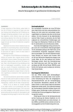 Substanzaufgabe als Stadtentwicklung