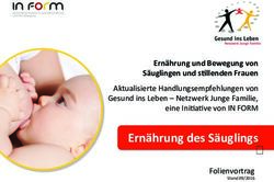 Ern&auml;hrung des S&auml;uglings - Gesund ins Leben