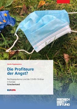 Die Profiteure der Angst? - Rechtspopulismus und die COVID-19-Krise in Europa Griechenland - Bibliothek der Friedrich-Ebert ...