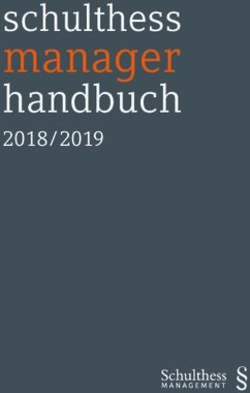 Manager handbuch 2018 / 2019 - LALIVE