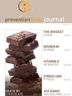 Journal THE BIGGEST LOSER - Prevention First
