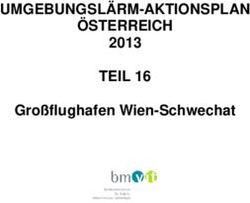 UMGEBUNGSLÄRM-AKTIONSPLAN ÖSTERREICH 2013 - Großflughafen Wien-Schwechat