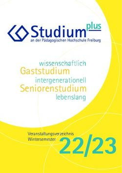 Studium plus - Pädagogische Hochschule Freiburg
