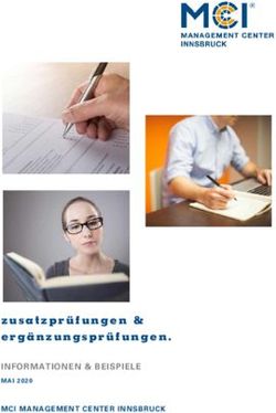 Zusatzprüfungen & INFORMATIONEN & BEISPIELE - MCI MANAGEMENT CENTER INNSBRUCK