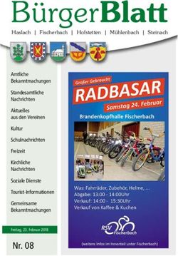 B&Uuml;RGERBLATT - STADT HASLACH