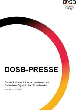 DOSB-PRESSE Der Artikel- und Informationsdienst des Deutschen Olympischen Sportbundes