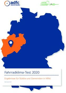 Fahrradklima-Test 2020 - Ergebnisse f&uuml;r St&auml;dte und Gemeinden in NRW - Stadt Meckenheim