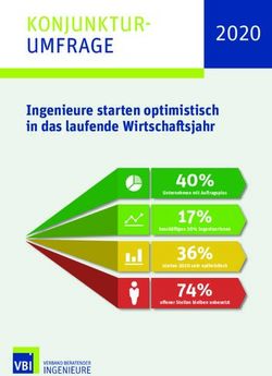 KONJUNKTUR-UMFRAGE 2020 - Verband Beratender ...