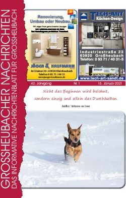 Nicht das Beginnen wird belohnt, sondern einzig und allein das Durchhalten - Hansen|Werbung