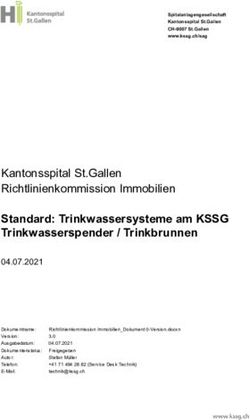 Kantonsspital St.Gallen Richtlinienkommission Immobilien
