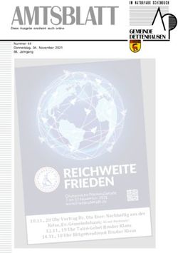 10.11., 20 Uhr Vortrag Dr. Uta Eser: Nachhaltig aus der 14.11., 10 Uhr Bittgottesdienst Bruder Klaus - Krise, Ev. Gemeindehaus; 3G mit Nachweis! ...