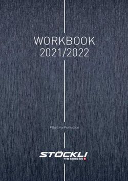 WORKBOOK 2021/2022 - #BUILTFORPERFECTION - INTERSPORT LACHAT MALTERS