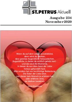 Ausgabe 234 November 2020 - St. Petrus Tamm