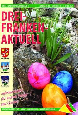 DREI-FRANKEN- AKTUELL - Informationen f&uuml;r unsere B&uuml;rger und ...