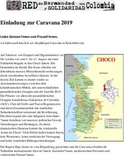 EINLADUNG ZUR CARAVANA 2019 - BUKO