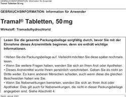 Tramal Tabletten, 50 mg - PatientenInfo ...