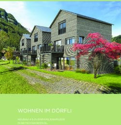 WOHNEN IM D&Ouml;RFLI NEUBAU 4.5-Zi-EINFAMILIENH&Auml;USER IN BETSCHWANDEN GL - SWISS LIVING CONSTRUCTION AG