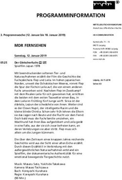 PROGRAMMINFORMATION - MDR