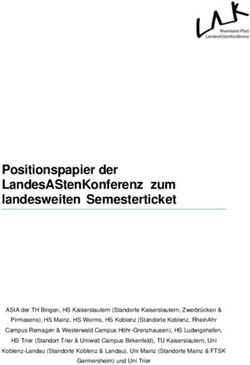 Positionspapier der LandesAStenKonferenz zum landesweiten Semesterticket