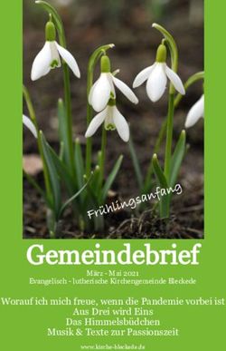 Gemeindebrief Worauf ich mich freue, wenn die Pandemie vorbei ist Aus Drei wird Eins Das Himmelsb&uuml;dchen Musik & Texte zur Passionszeit - wir-e