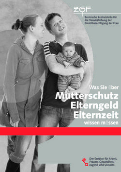 Mutterschutz Elterngeld Elternzeit - Was Sie über