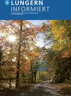 Lungern informiert - Gemeinde Lungern