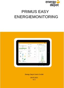 PRIMUS EASY ENERGIEMONITORING - Energy Depot Swiss GmbH 28.05.2021 v2.1 - Energy Depot Swiss ...