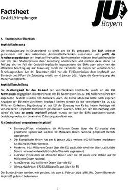 Factsheet Covid-19-Impfungen A. Thematischer Überblick - Junge Union Bayern
