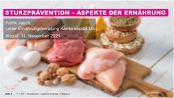 STURZPR&Auml;VENTION - ASPEKTE DER ERN&Auml;HRUNG - Patrik Jauch Leiter Ern&auml;hrungsberatung Kantonsspital Uri Altdorf, 11. November 2021