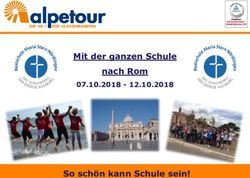 Mit der ganzen Schule nach Rom - So sch&ouml;n kann Schule sein! 07.10.2018 - 12.10.2018 - Realschule Maria Stern N&ouml;rdlingen