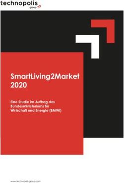 SmartLiving2Market 2020 - Eine Studie im Auftrag des Bundes ministeriums für Wirtschaft und Energie (BMWi) - Wirtschaftsinitiative Smart Living