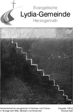 Lydia-Gemeinde Evangelische Herzogenrath - Gemeindebrief der evangelischen Christinnen und Christen in Herzogenrath-Mitte, Merkstein und ...