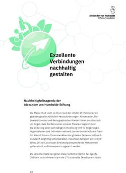 Exzellente Verbindungen nachhaltig gestalten - Alexander ...