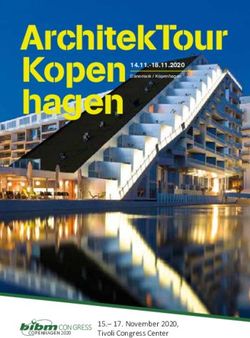 ArchitekTour Kopen hagen - CONGRESS 15.- 17. November 2020, Tivoli Congress Center - The Meetingplanners