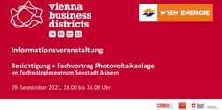 Informationsveranstaltung - Besichtigung + Fachvortrag Photovoltaikanlage im Technologiezentrum Seestadt Aspern - Vienna Business Districts