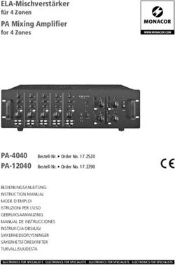 ELA-Mischverstärker für 4 Zonen - monacor international