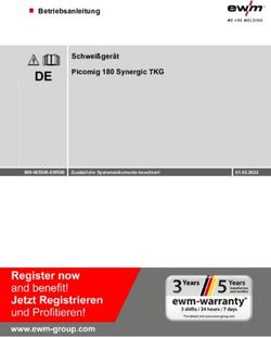DE Betriebsanleitung Schwei&szlig;ger&auml;t Picomig 180 Synergic TKG - 099-005546-EW500 Zus&auml;tzliche Systemdokumente beachten!