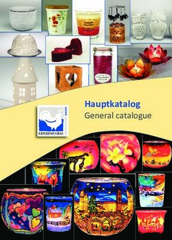Hauptkatalog General catalogue - Kerzenfarm Hahn