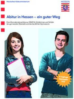 Abitur in Hessen - ein guter Weg