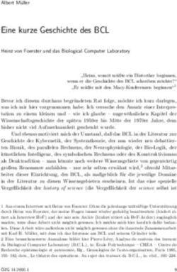 Eine kurze Geschichte des BCL - Universit&auml;t Wien
